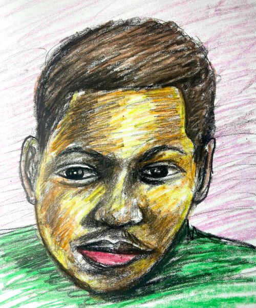 Portrait drawing ✍️ The cool boy 