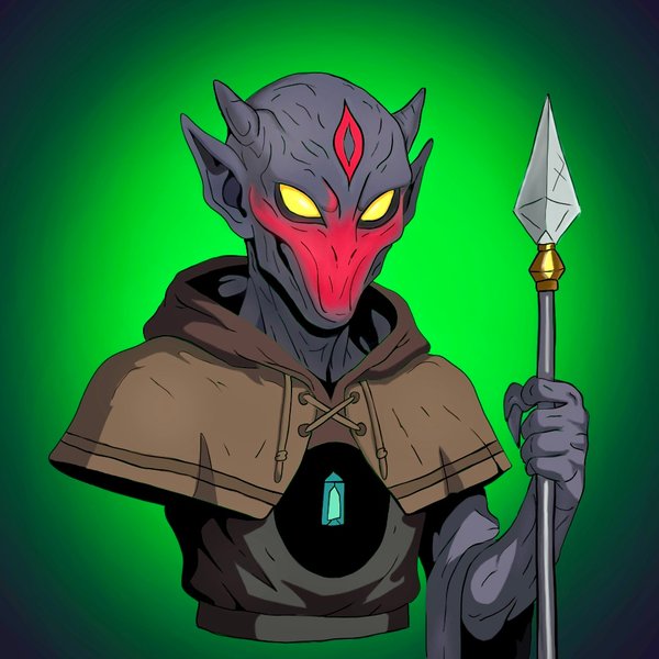 My created version of the NFT Runi for the Splinterlands saga (Fanart) [ENG] [ESP] 