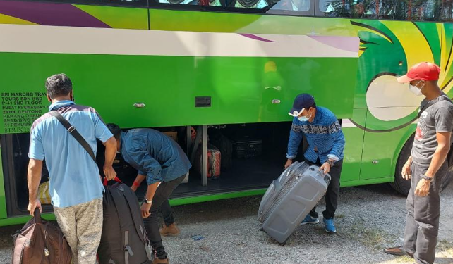 Bus / coach bag theft perpetrator caught in Southern Thailand 