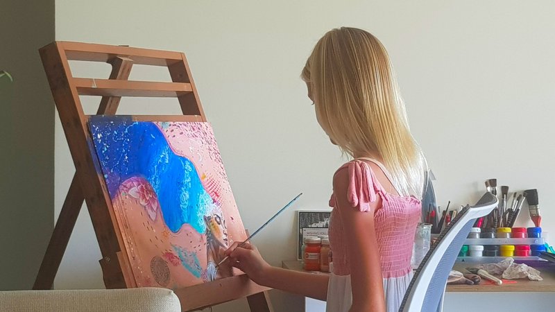How to make Art in a Hurricane 101 :) 