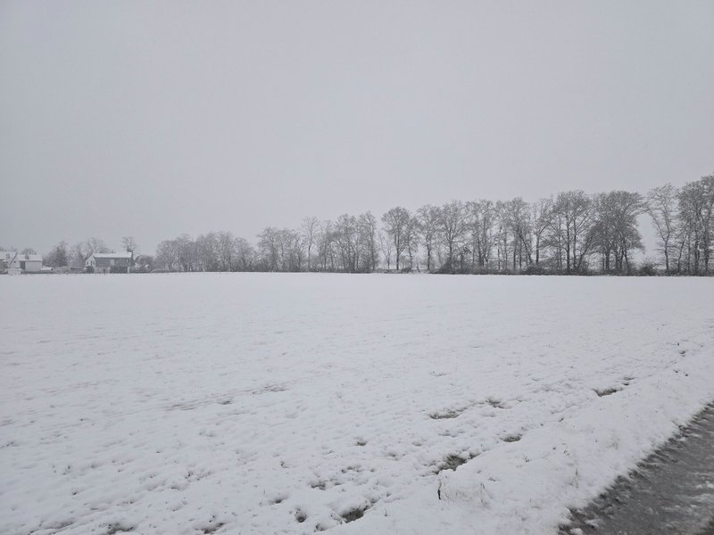 Und dann sogar Schnee im Rheinland