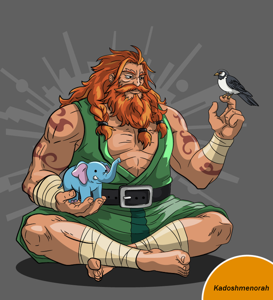 Splinterlands art contest Semana 343  Peaceful Giant (Fan Art)