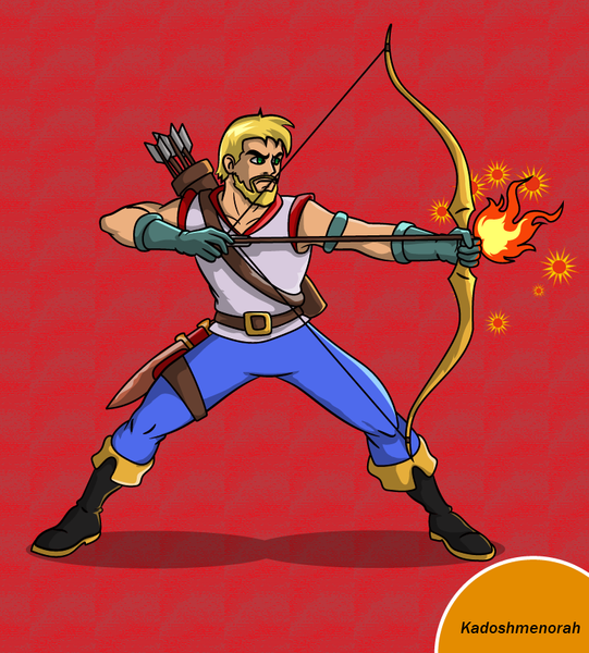 Splinterlands art contest Semana 345  Pirate Archer (Fan Art)