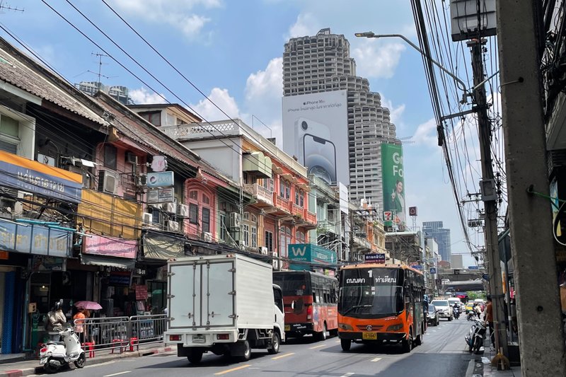 Cityscape photos during my bus journey to sell my silver beads. 