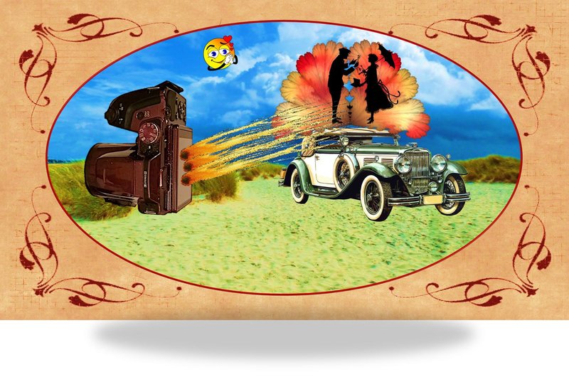 Let's Make a Collage - Round 229: A retro photo