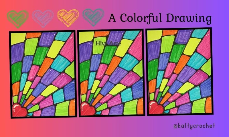 Hive Arte || A Colorful Drawing