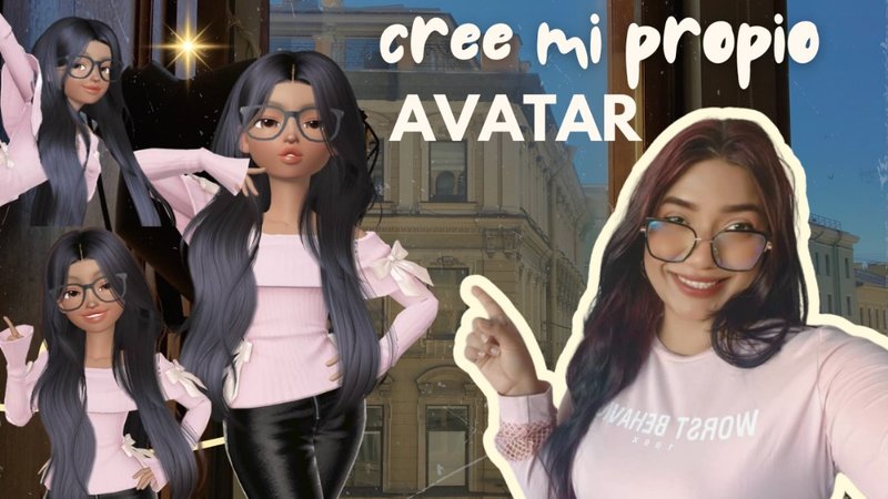 Cree mi propio avatar personalizable para hacerlo parte de mi blog🤗☺️