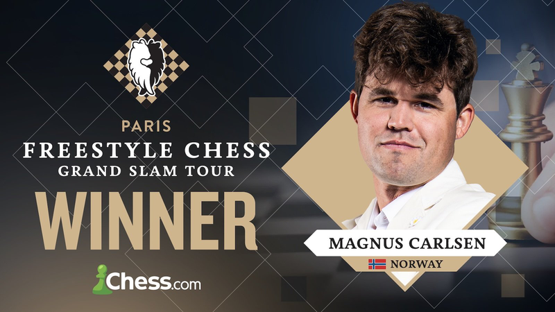 Carlson wins Freestyle Chess Grand Slam Tour in Paris