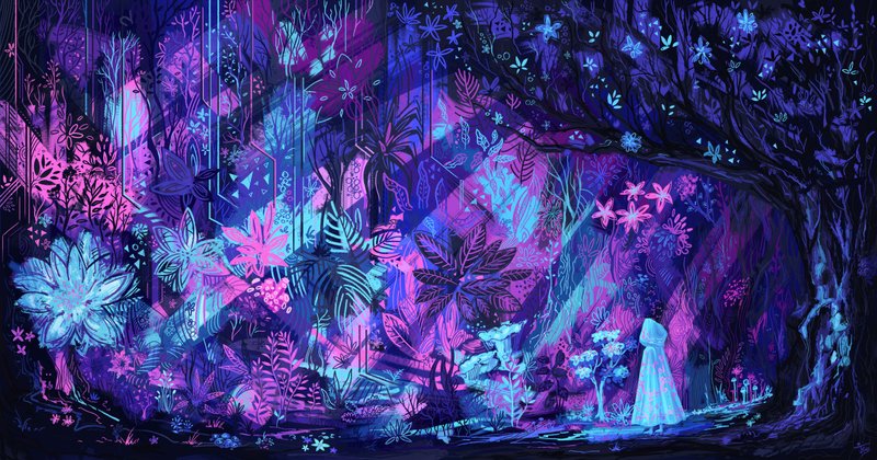 The Hidden Past- Art Process