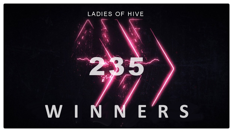 WINNERS: Ladies of Hive Contest #235