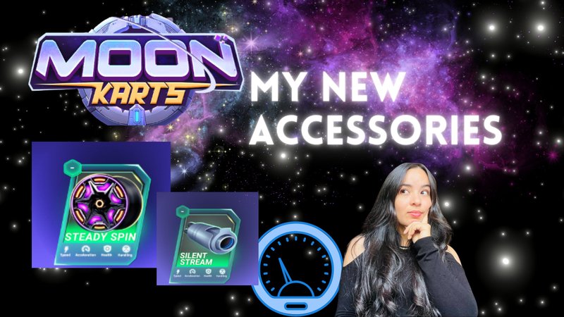 Playing Moon Karts with new accessories 👾😍 ESP-ENG.