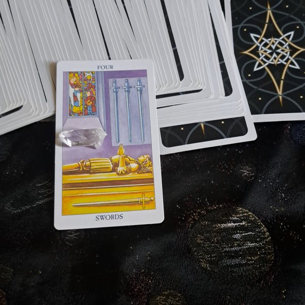 The Four of Swords - Solitude and Rest 