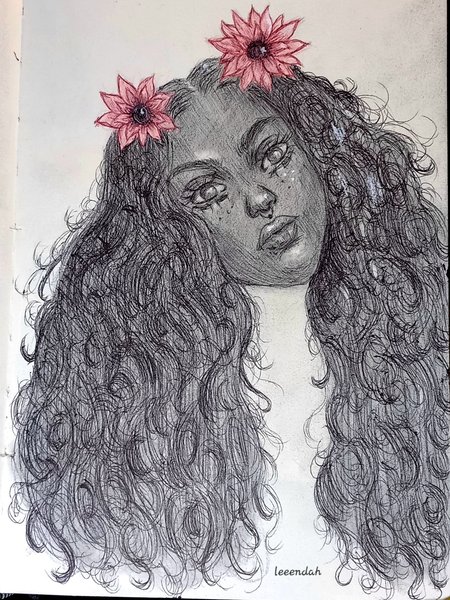 Curly Hair [Sketchbook Journal 81]