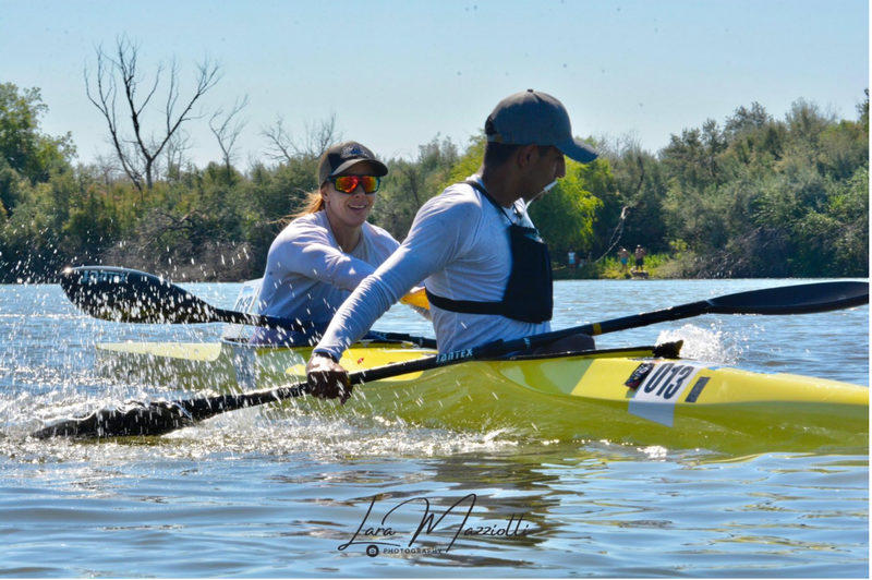 Krisztina Bedocs and Angel Beovide Claim Victory at the 2025 Regata del Río Negro in K2 Mix Category