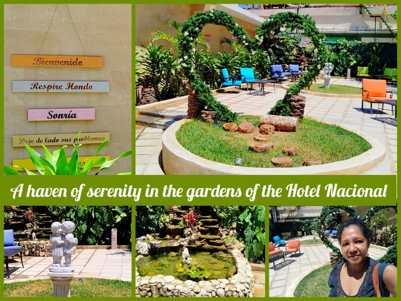 A haven of serenity in the gardens of the Hotel Nacional [en/es]