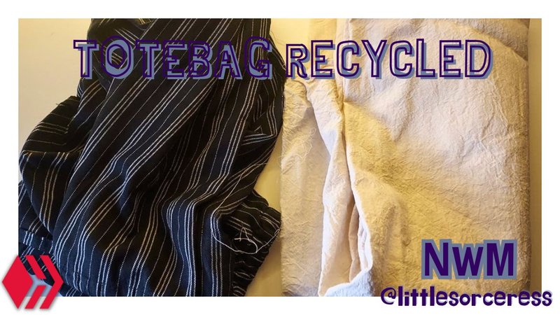 Recycled pants, new Totebag [ENG-ESP] Pantalones reciclados, una bolsa de tela nueva