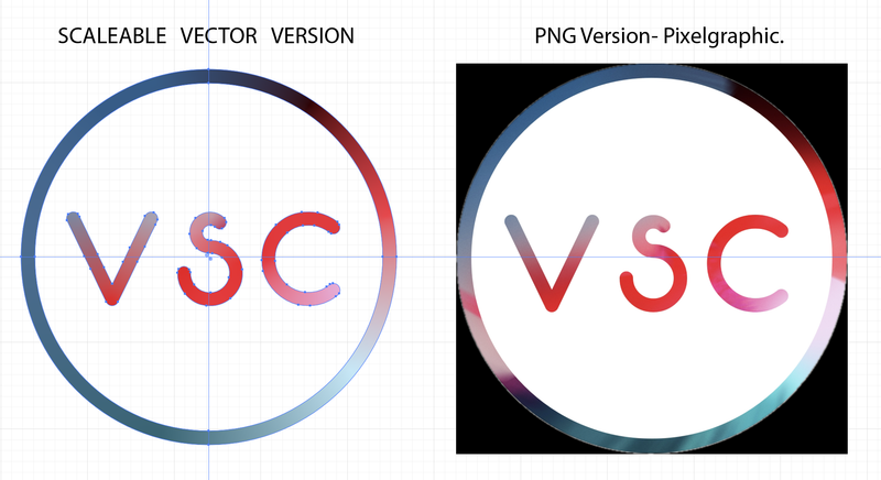 Rebuilding the VSC.eco Logo from PNG to Scaleable Vector Graphic