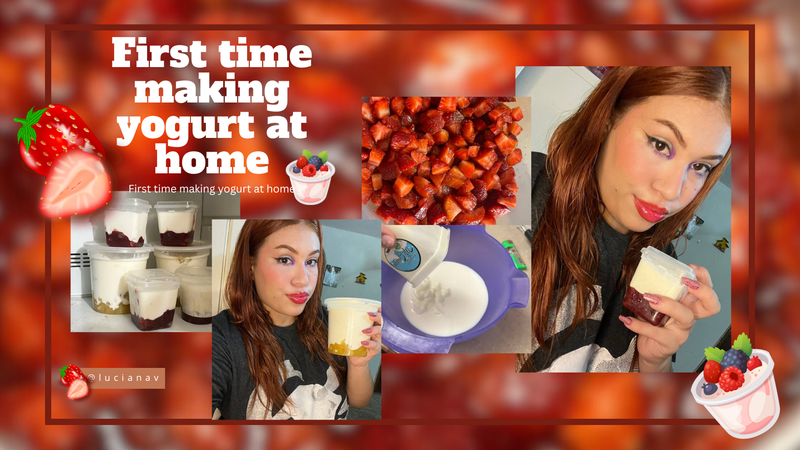 First time making yogurt at home