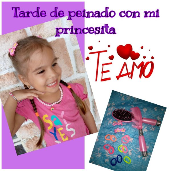 Tarde de peinado con mi princesita | Divertido pasatiempo entre mami e hija[ESP-ENG]