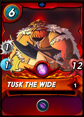 Tusk the Wide Card Review