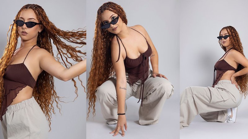 Studio portraits with urban style