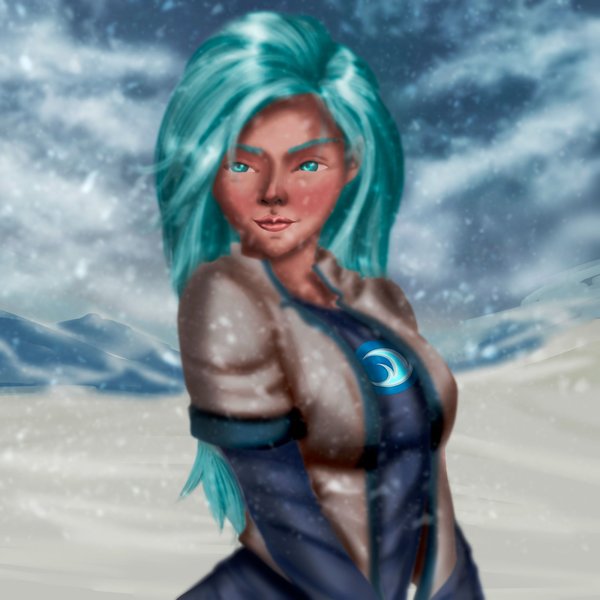 Holozing Fan Art | Healer of the Ocean in Search of the Coldest Creatures 🐲❄