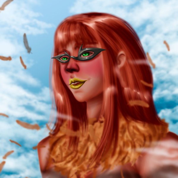 Holozing Fan Art | A Fal girl ascends towards the clouds ☁