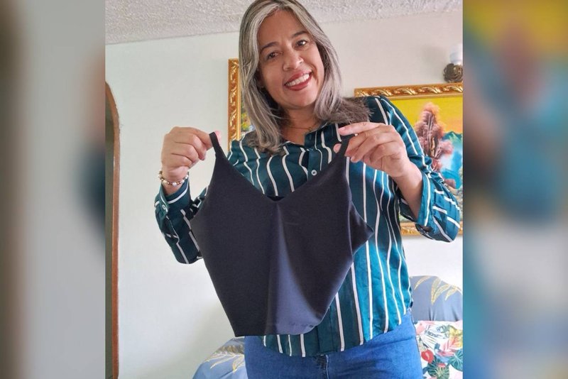 Top Negro para Pantalón con Ruche 🖤🖤🖤 Black Top for Trousers with Ruche 