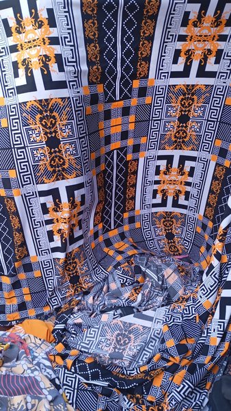 Cutting and sewing step on how I made beautiful two piece for my sister in-law ( she got the material from my store) 