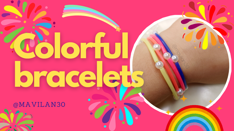 Colorful bracelets 