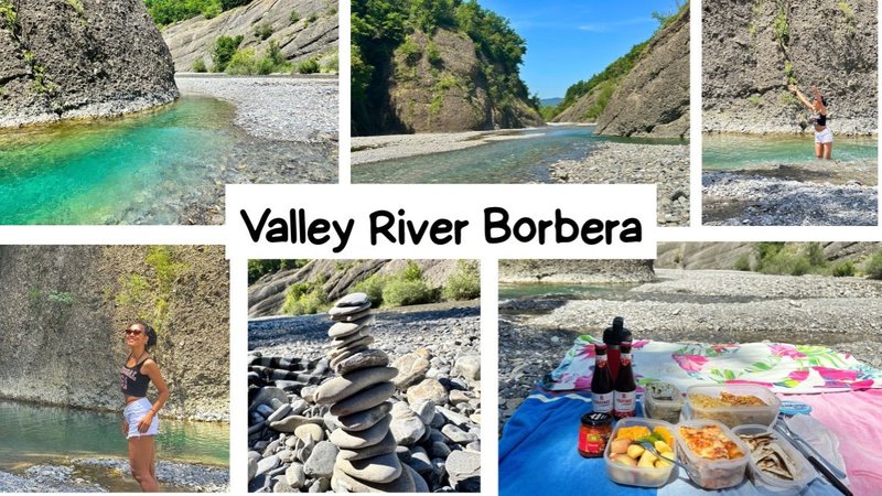 The picnic time  in the middle of a beautiful valley and nature. 🌱🌿⛰ | Valley River Borbera, Italy 