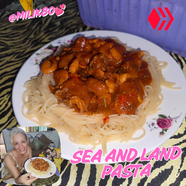 Sea and land pasta [🇺🇸/🇪🇸]
