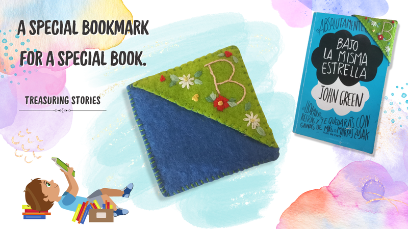 (ENG-ESP)A SPECIAL BOOKMARK: FOR A SPECIAL BOOK. / UN MARCADOR ESPECIAL: PARA UN LIBRO ESPECIAL. 