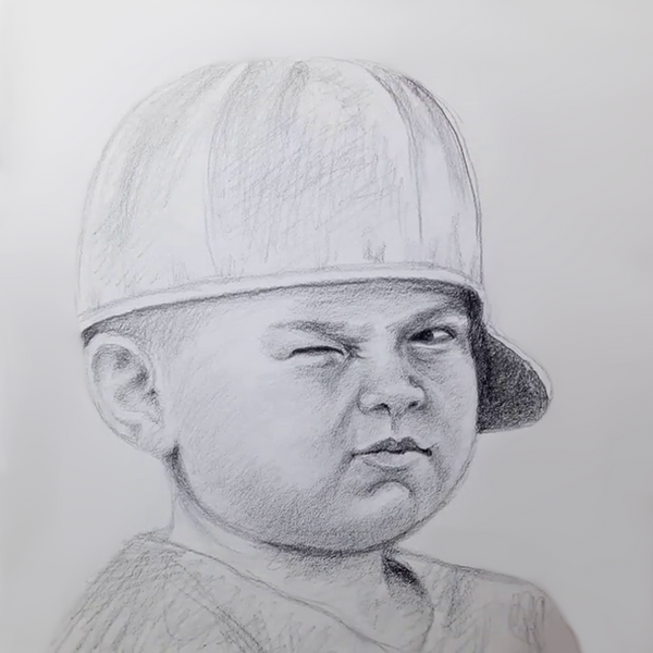 Pencil Drawing ( child )  // Drawing Using Shading // ESP-ENG
