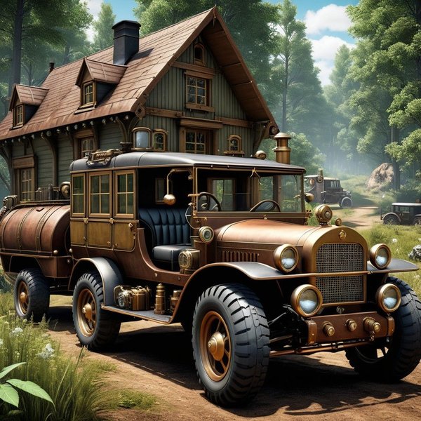 Steampunk Style Cottages