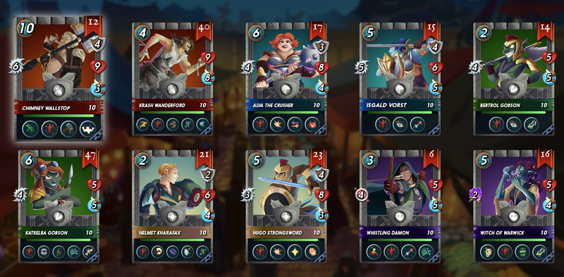 All common rf gladiators maxed