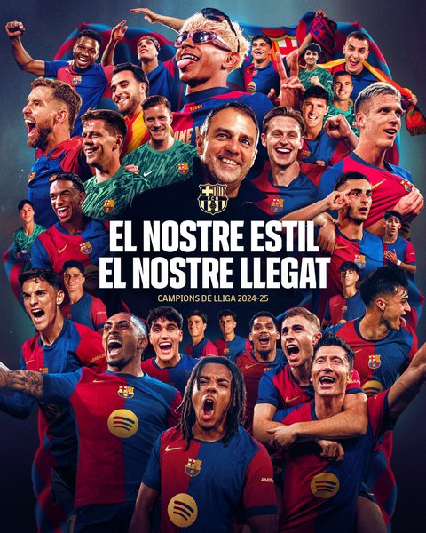 FC Barcelona Are Champions Of Spain 