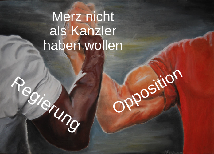 Meme: Regierung + Opposition