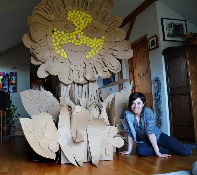 I made fairy tale characters from recycling.