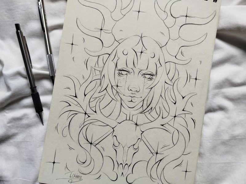 💀✨Healer of light, feminine and Shinaara 💀✨| Holozing Drawing 💀✨