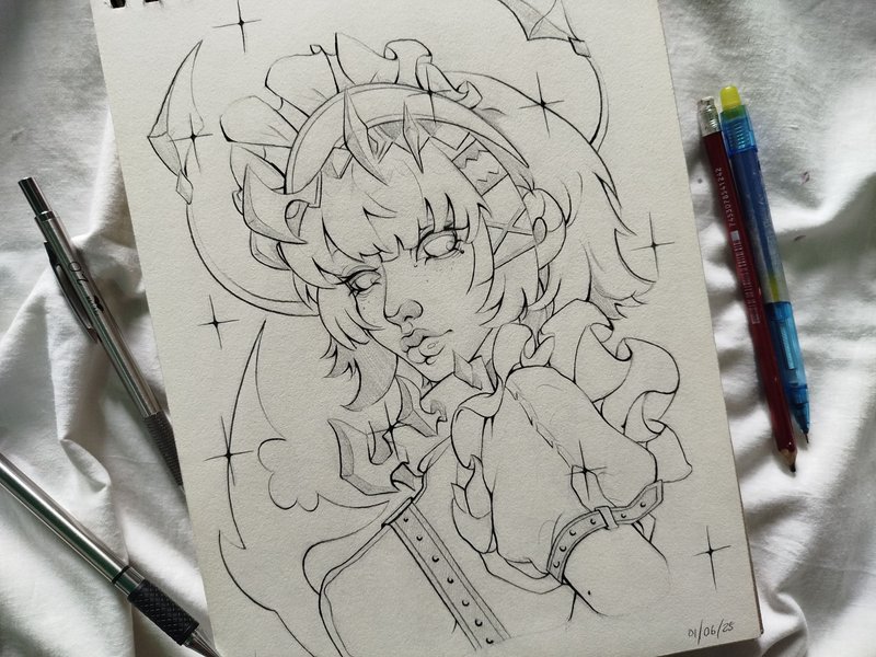 🦈✂️Ellen Joe🦈✂️ | Zeenles Zone Zero Fanart | Line art Drawing 🦈✂️