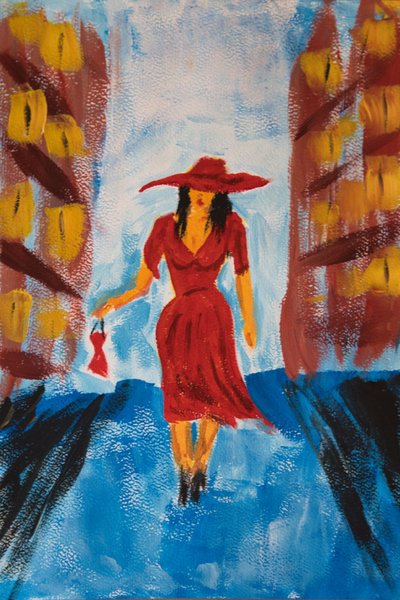 The Red Lady in the City of Dreams and Shadows