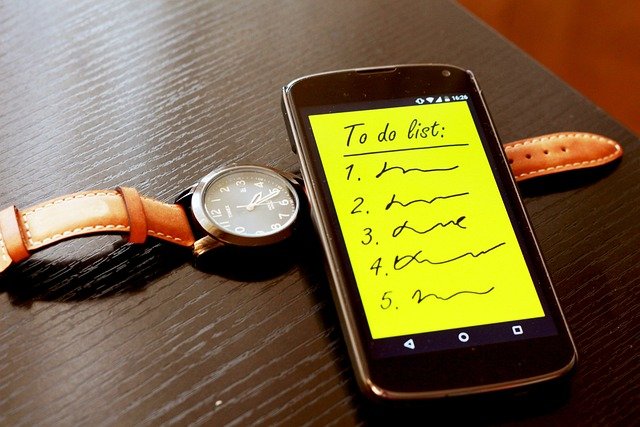 Get a to-do list.