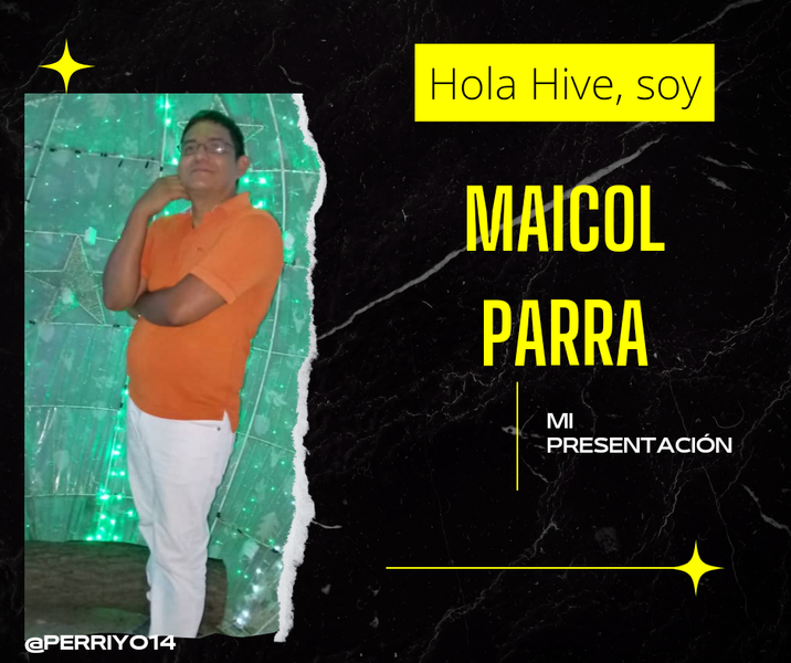 My presentation at @Hive. I'm Maicol Parra 🫶💪🐝