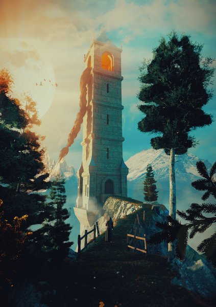 Rapunzels tower - Digital art [EN | DE]