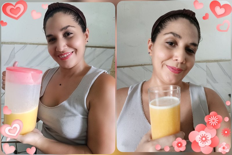 Peach and lemon juice (Eng/Esp)