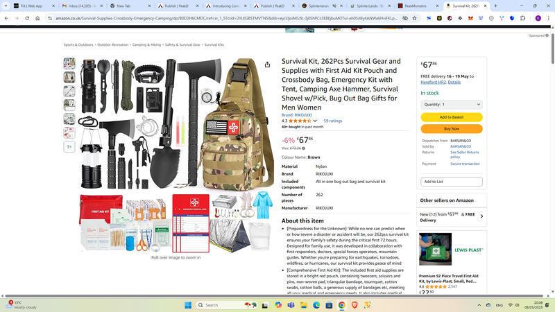 Sun 18th May: We're all doomsday preppers now...! 