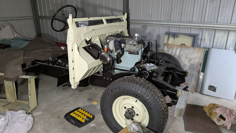 Progress on the Land Rover