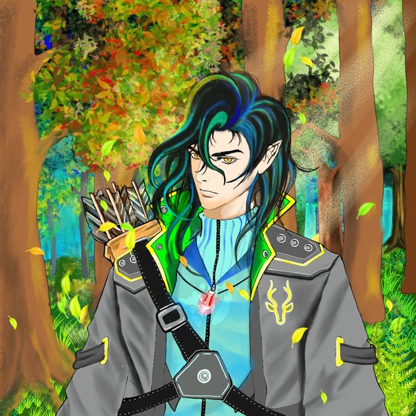 A confidential friend for grass and bug creatures: male forest healer.[Contest]