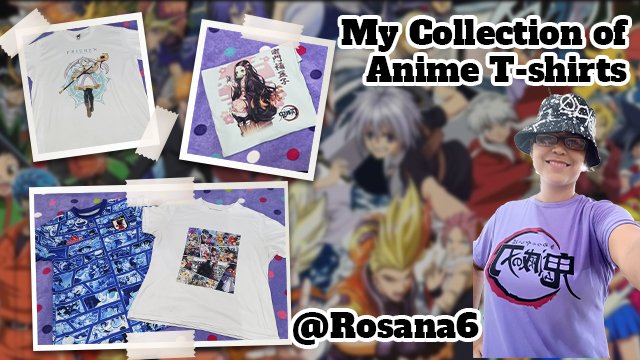 My Collection of Anime T-shirts